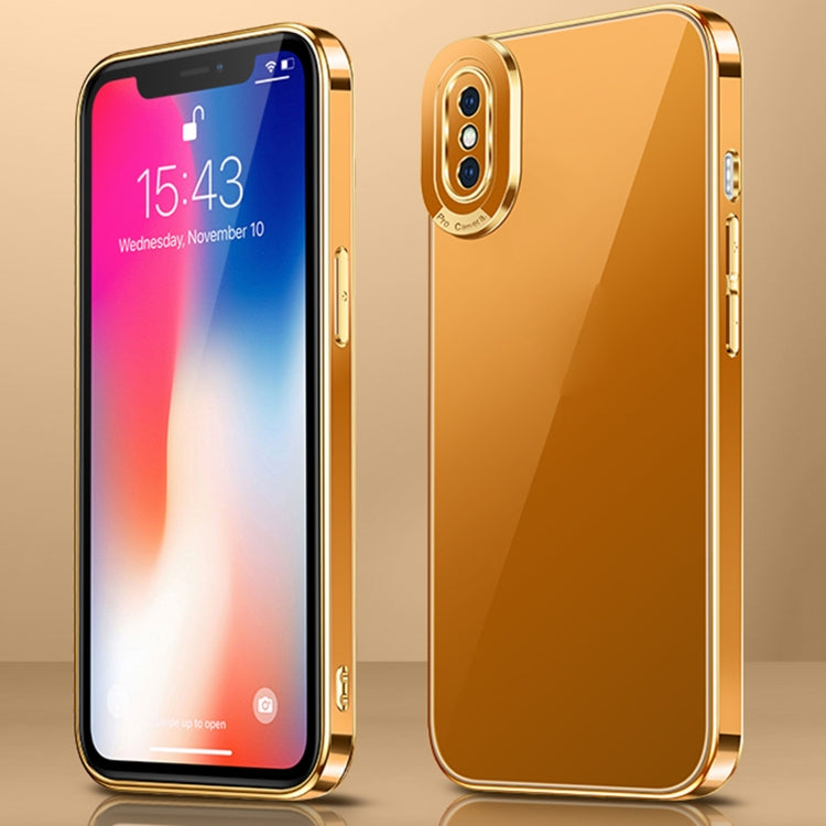 For iPhone XS Max Electroplating All-inclusive Shockproof Phone Case