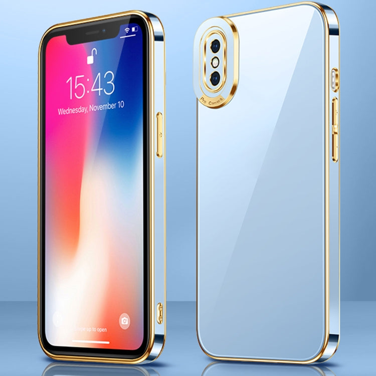 For iPhone XS Max Electroplating All-inclusive Shockproof Phone Case