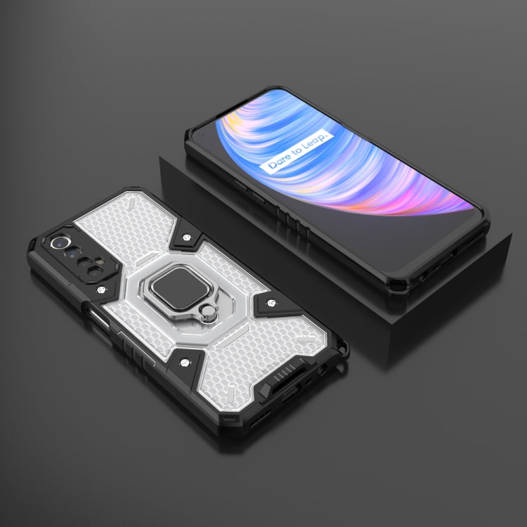 For OPPO Realme 7 Space PC+TPU Shockproof Phone Case with Ring Holder