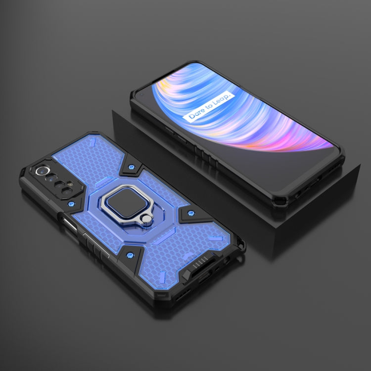 For OPPO Realme 7 Space PC+TPU Shockproof Phone Case with Ring Holder
