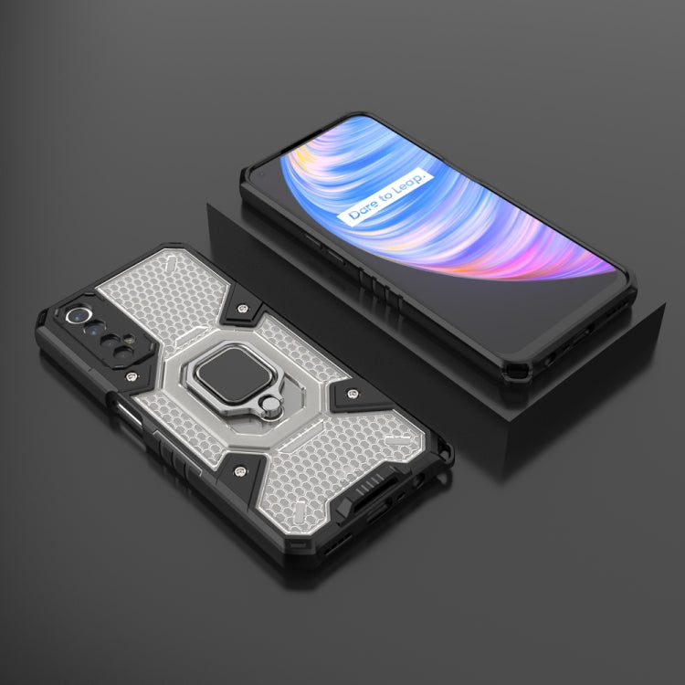 For OPPO Realme 7 Space PC+TPU Shockproof Phone Case with Ring Holder