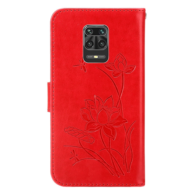 For Xiaomi Redmi Note 10 Pro / Pro Max Lotus Embossed Leather Phone Case