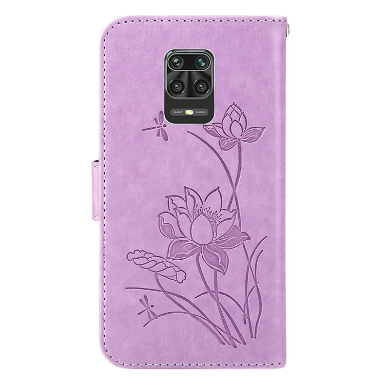 For Xiaomi Redmi Note 10 Pro / Pro Max Lotus Embossed Leather Phone Case
