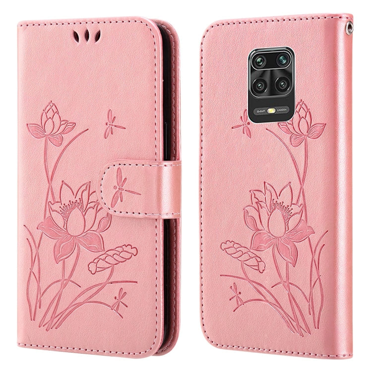 For Xiaomi Redmi Note 10 Pro / Pro Max Lotus Embossed Leather Phone Case