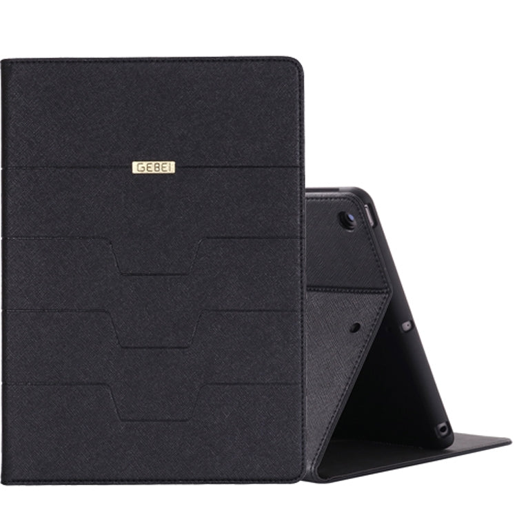 For iPad 9.7 inch (2017) GEBEI PU+TPU Horizontal Flip Leather Case with Holder & Card Slots