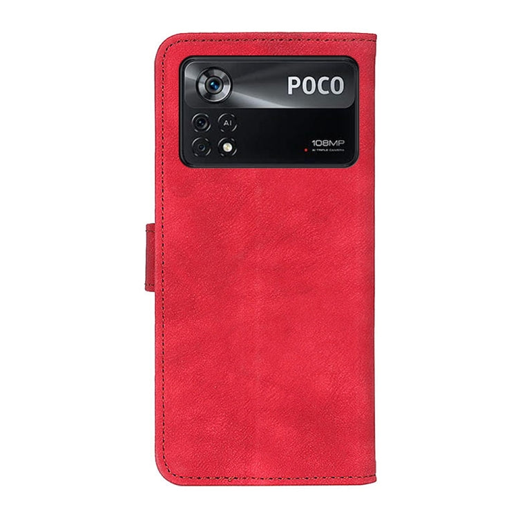 For Xiaomi Poco X4 Pro 5G Antelope Texture Magnetic Buckle Leather Phone Case