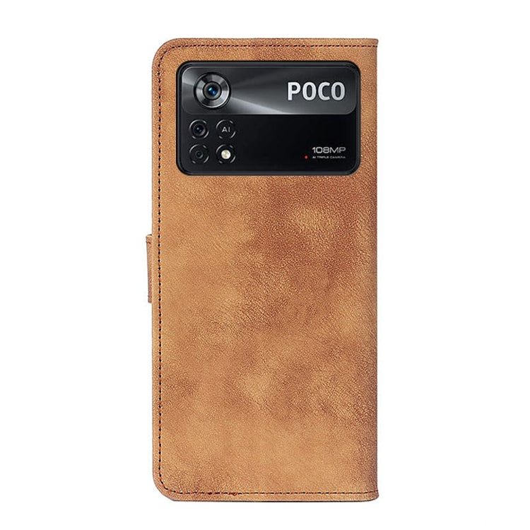 For Xiaomi Poco X4 Pro 5G Antelope Texture Magnetic Buckle Leather Phone Case