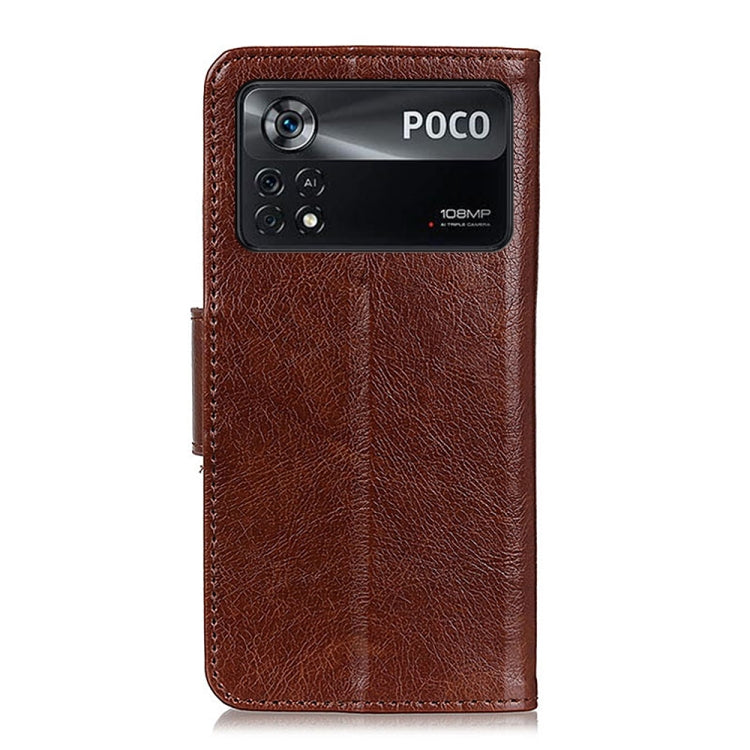 For Xiaomi Poco X4 Pro 5G Nappa Texture Horizontal Flip Leather Phone Case