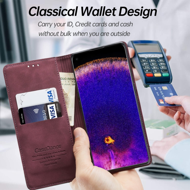 For OPPO Find X5 / X5 Pro Splicing Skin Feel Magnetic Leather Phone Case