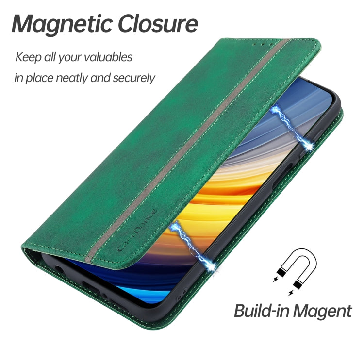 For Xiaomi Poco X3 / X3 Pro Splicing Skin Feel Magnetic Leather Phone Case