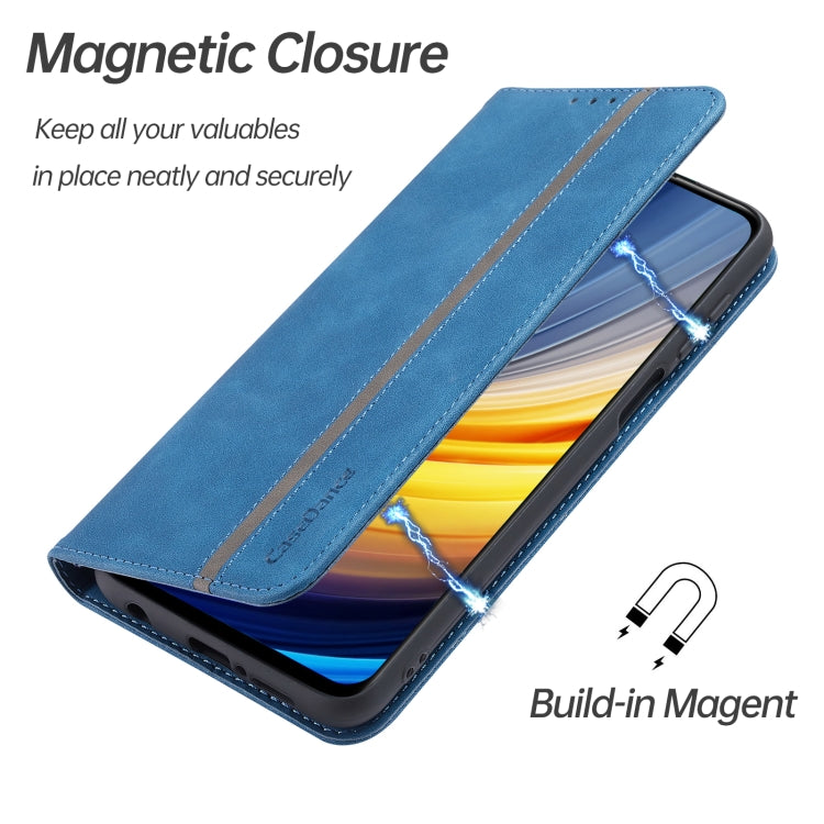 For Xiaomi Poco X3 / X3 Pro Splicing Skin Feel Magnetic Leather Phone Case
