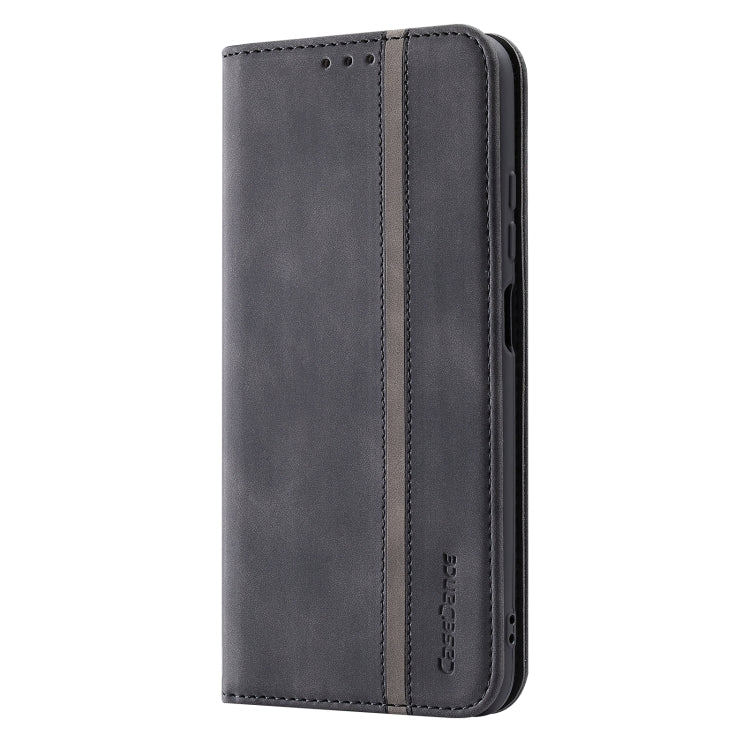 For Xiaomi Redmi Note 11 5G CN Version Splicing Skin Feel Magnetic Leather Phone Case