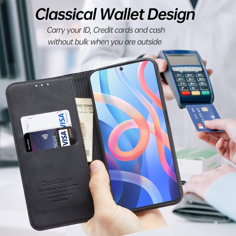 For Xiaomi Redmi Note 11 5G CN Version Splicing Skin Feel Magnetic Leather Phone Case