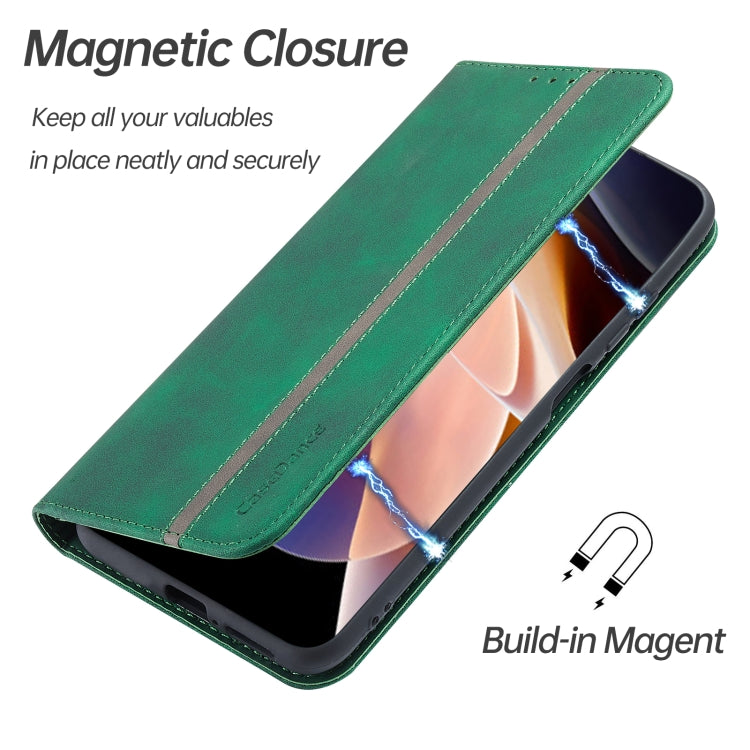 For Xiaomi Redmi Note 11 Pro 5G CN Version Splicing Skin Feel Magnetic Leather Phone Case