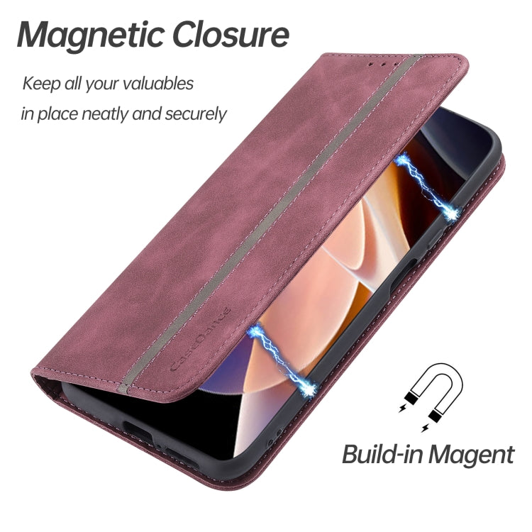 For Xiaomi Redmi Note 11 Pro 5G CN Version Splicing Skin Feel Magnetic Leather Phone Case