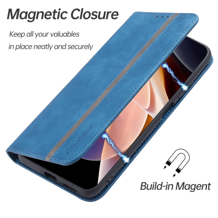 For Xiaomi Redmi Note 11 Pro 5G CN Version Splicing Skin Feel Magnetic Leather Phone Case