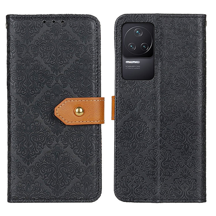 For Xiaomi Redmi K50 / K50 Pro European Floral Embossed Leather Phone Case