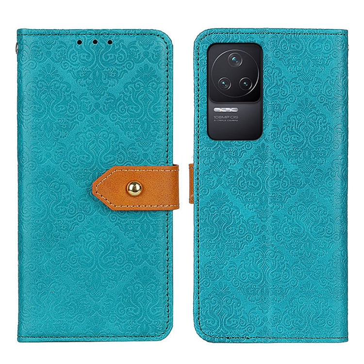 For Xiaomi Redmi K50 / K50 Pro European Floral Embossed Leather Phone Case