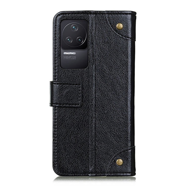 For Xiaomi Redmi K50 / K50 Pro Copper Buckle Nappa Texture Leather Phone Case