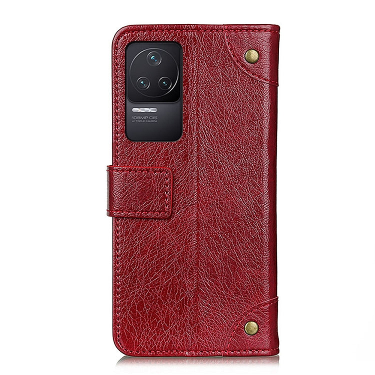 For Xiaomi Redmi K50 / K50 Pro Copper Buckle Nappa Texture Leather Phone Case