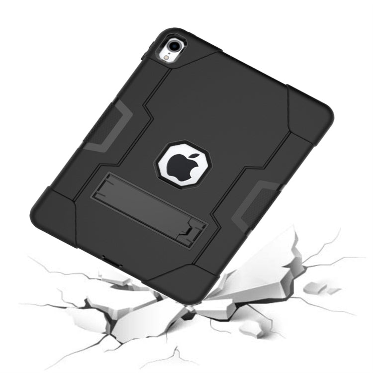 For iPad Pro 11 Contrast Color Silicone + PC Combination Case with Holder