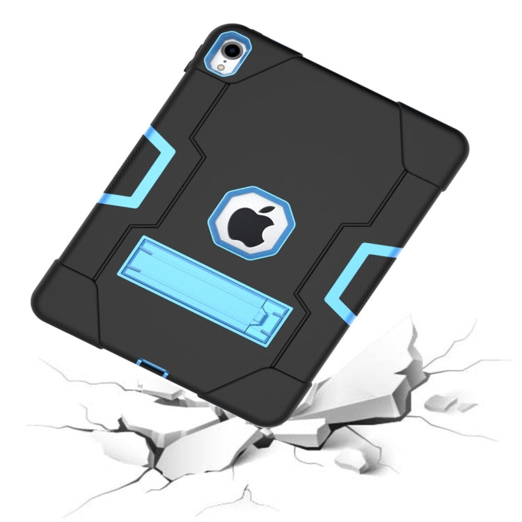For iPad Pro 11 Contrast Color Silicone + PC Combination Case with Holder