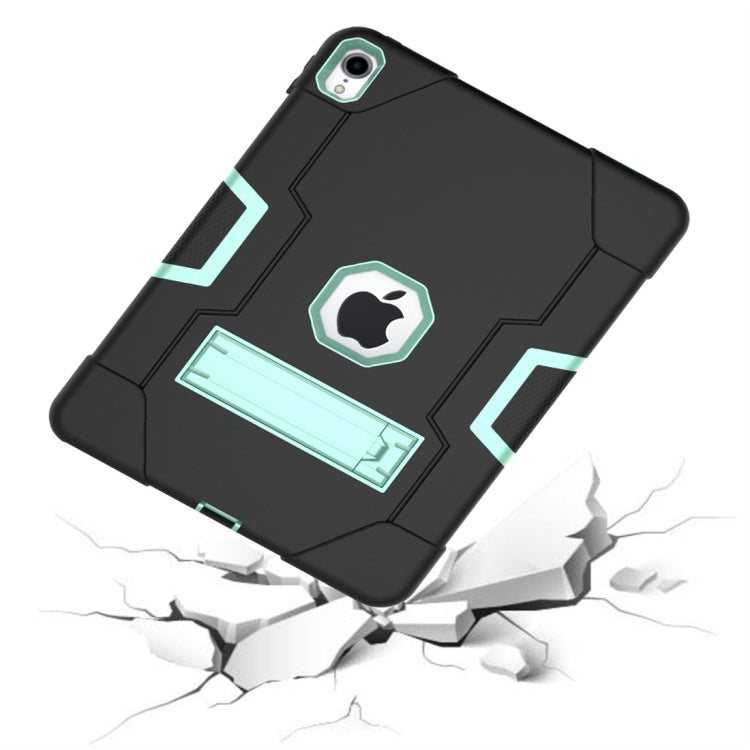 For iPad Pro 11 Contrast Color Silicone + PC Combination Case with Holder