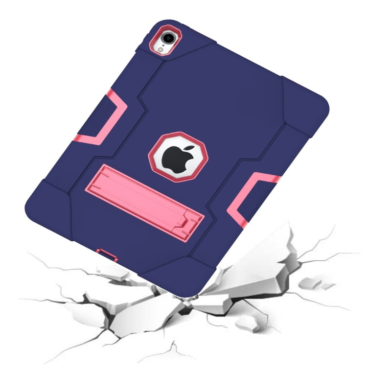 For iPad Pro 11 Contrast Color Silicone + PC Combination Case with Holder