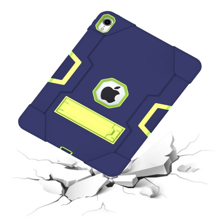 For iPad Pro 11 Contrast Color Silicone + PC Combination Case with Holder