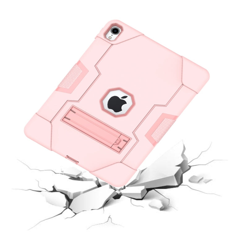 For iPad Pro 11 Contrast Color Silicone + PC Combination Case with Holder