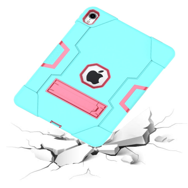 For iPad Pro 11 Contrast Color Silicone + PC Combination Case with Holder