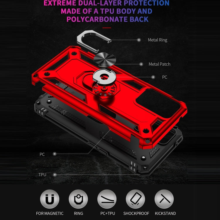 For OPPO A36 / A76 Shockproof TPU + PC Phone Case