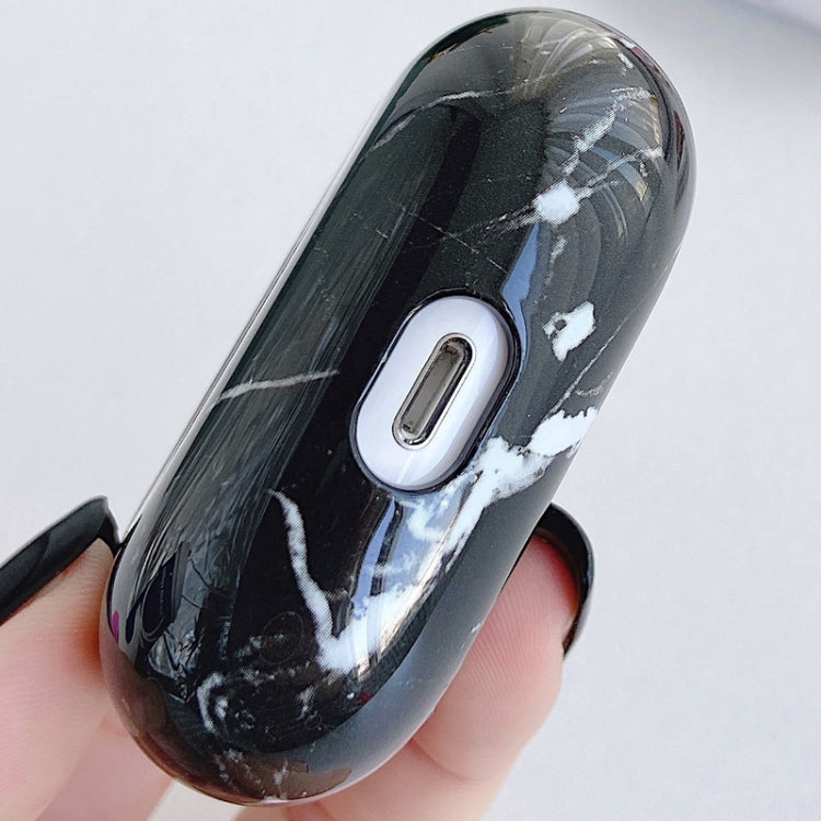 For AirPods Pro Marble Pattern PC Earphone Protective Case