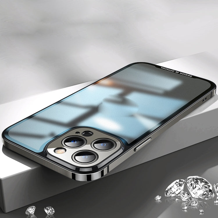 For iPhone 12 Pro Max AG Frosted Glass Phone Case