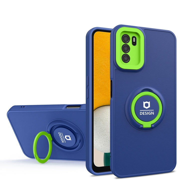 For OPPO A16 / A16s Eagle Eye Ring Holder Phone Case