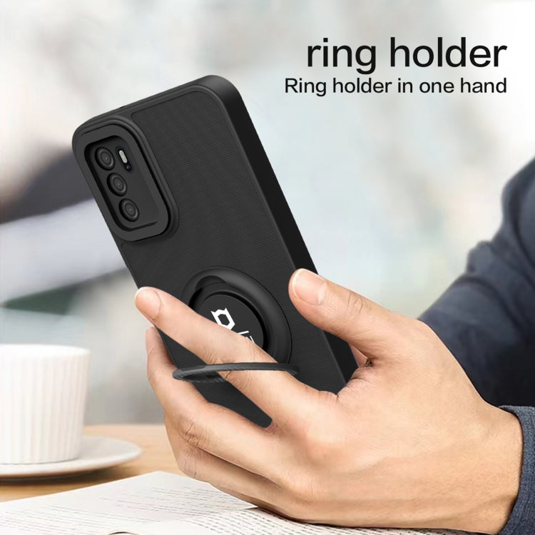 For OPPO A16 / A16s Eagle Eye Ring Holder Phone Case