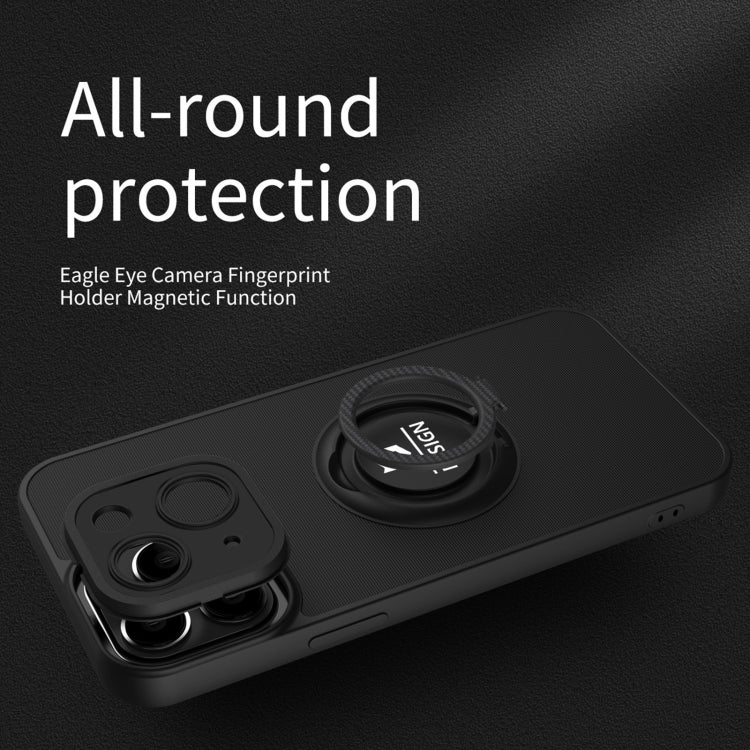 For iPhone 13 Eagle Eye Ring Holder Phone Case