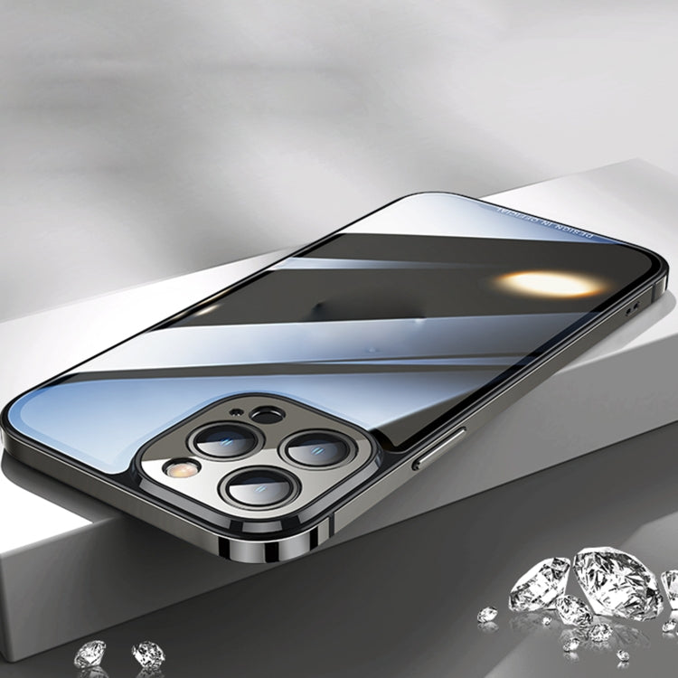 For iPhone 13 Pro AG HD Glass Phone Case