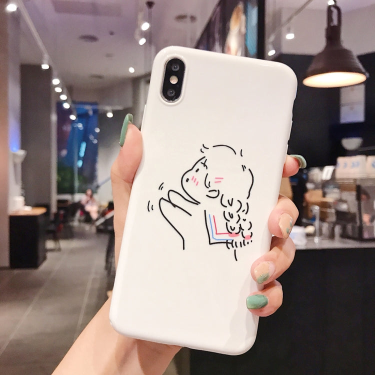 For iPhone XR Bright White Full Coverage Shockproof TPU Case