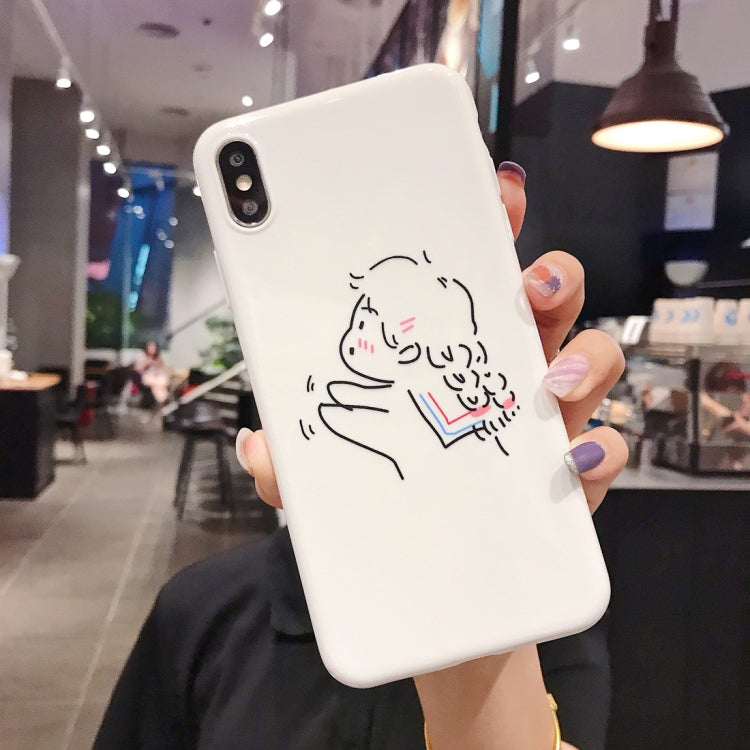 For iPhone XS Max Bright White Full Coverage Shockproof TPU Case