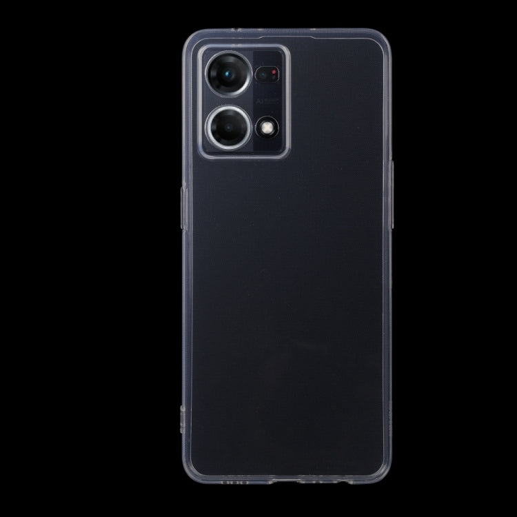 For OPPO F21 Pro / Reno7 4G Foreign Version 0.75mm Ultra-thin Transparent TPU Phone Case