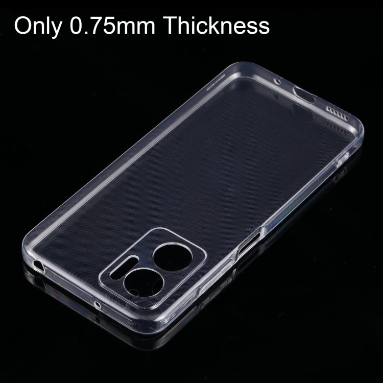 For Xiaomi Redmi Note 11E 5G 0.75mm Ultra-thin Transparent TPU Phone Case
