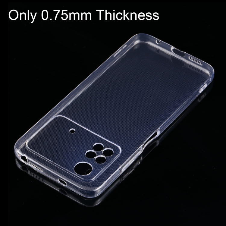 For Xiaomi Poco M4 Pro 4G 0.75mm Ultra-thin Transparent TPU Phone Case