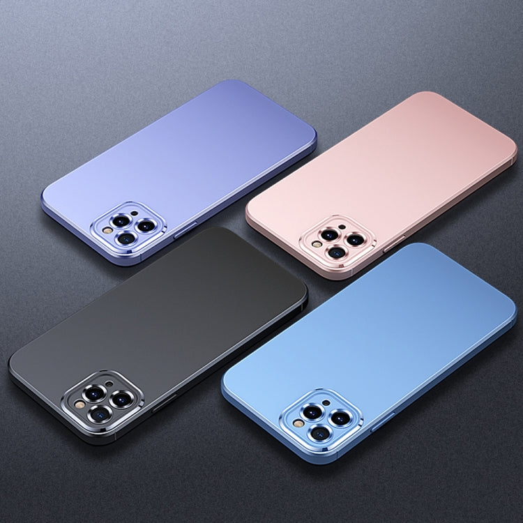 For iPhone 11 Pro Metal Lens Liquid Silicone Phone Case
