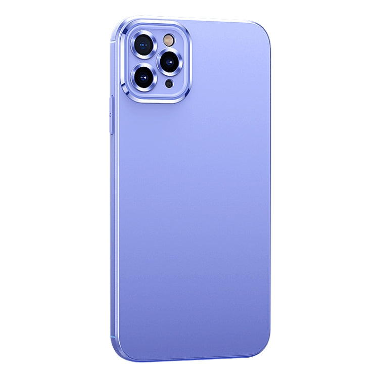 For iPhone 11 Pro Max Metal Lens Liquid Silicone Phone Case