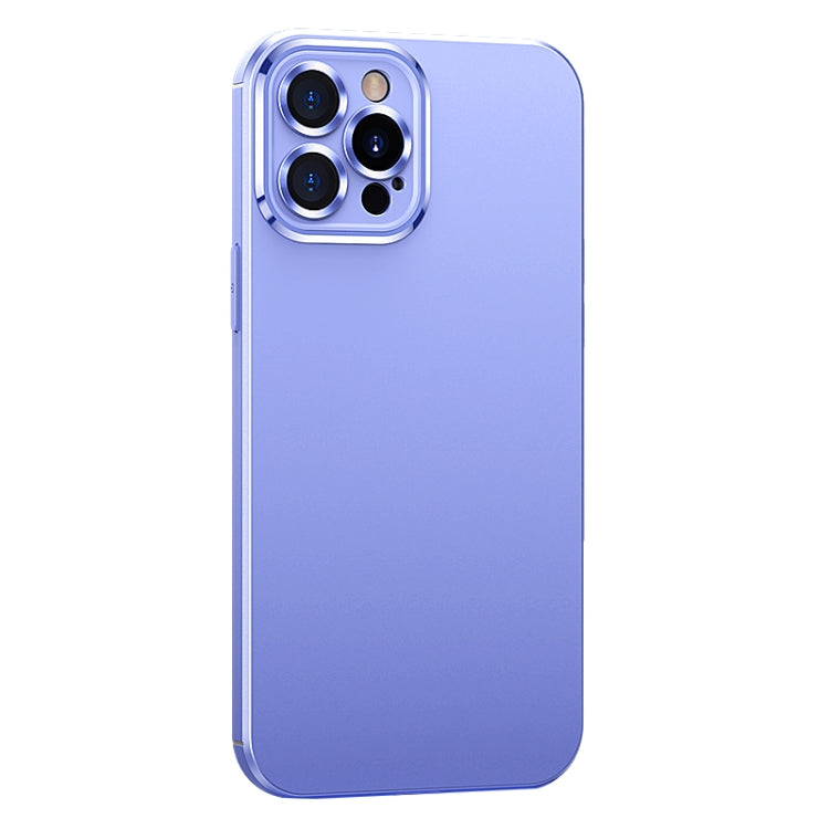 For iPhone 12 Pro Max Metal Lens Liquid Silicone Phone Case