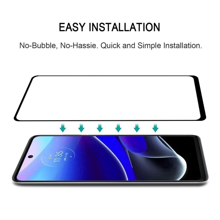 25 PCS Full Glue Cover Screen Protector Tempered Glass Film For Motorola Moto G Stylus 5G 2022