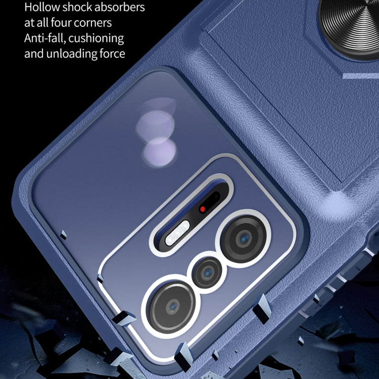 For Xiaomi Mi 11T / 11T Pro Card Ring Holder PC + TPU Phone Case