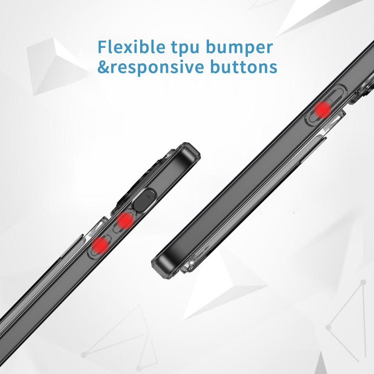 For iPhone 12 Pro Card PC+TPU Phone Case(Transparent)