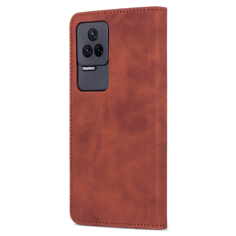For Xiaomi Redmi K50 / K50 Pro AZNS Skin Feel Calf Texture Flip Leather Phone Case